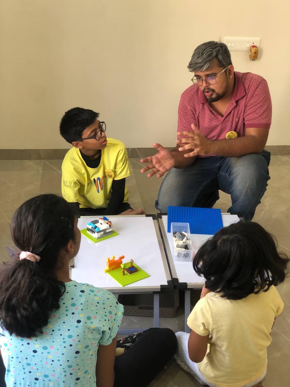 Teacher with Kids