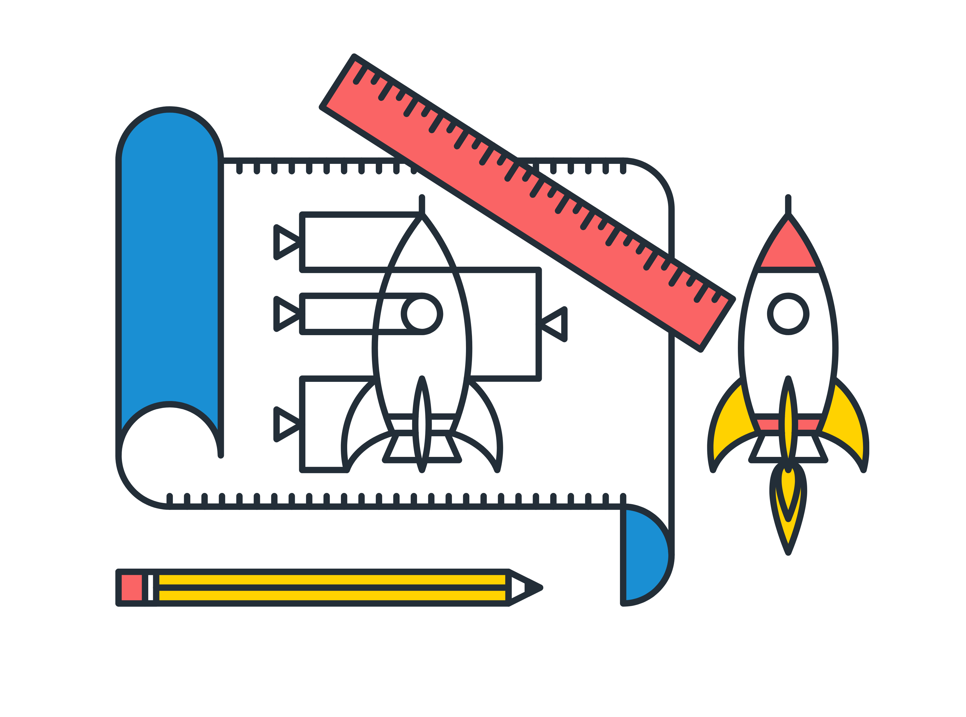 Design and engineering projects icon
